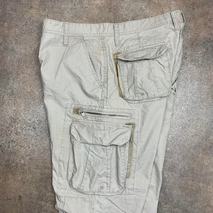 Oakley 00s baggy cream cargo trousers
