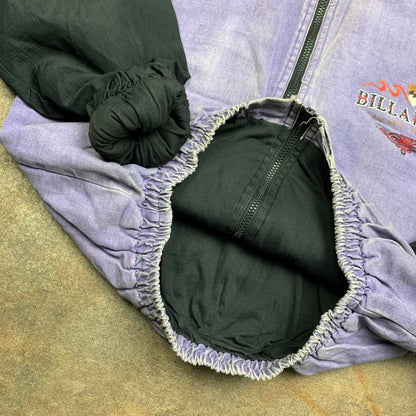 Billabong Australia 90s purple black boxy bomber jacket