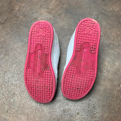 DC Shoes Pixies 00s white pink chunky trainers