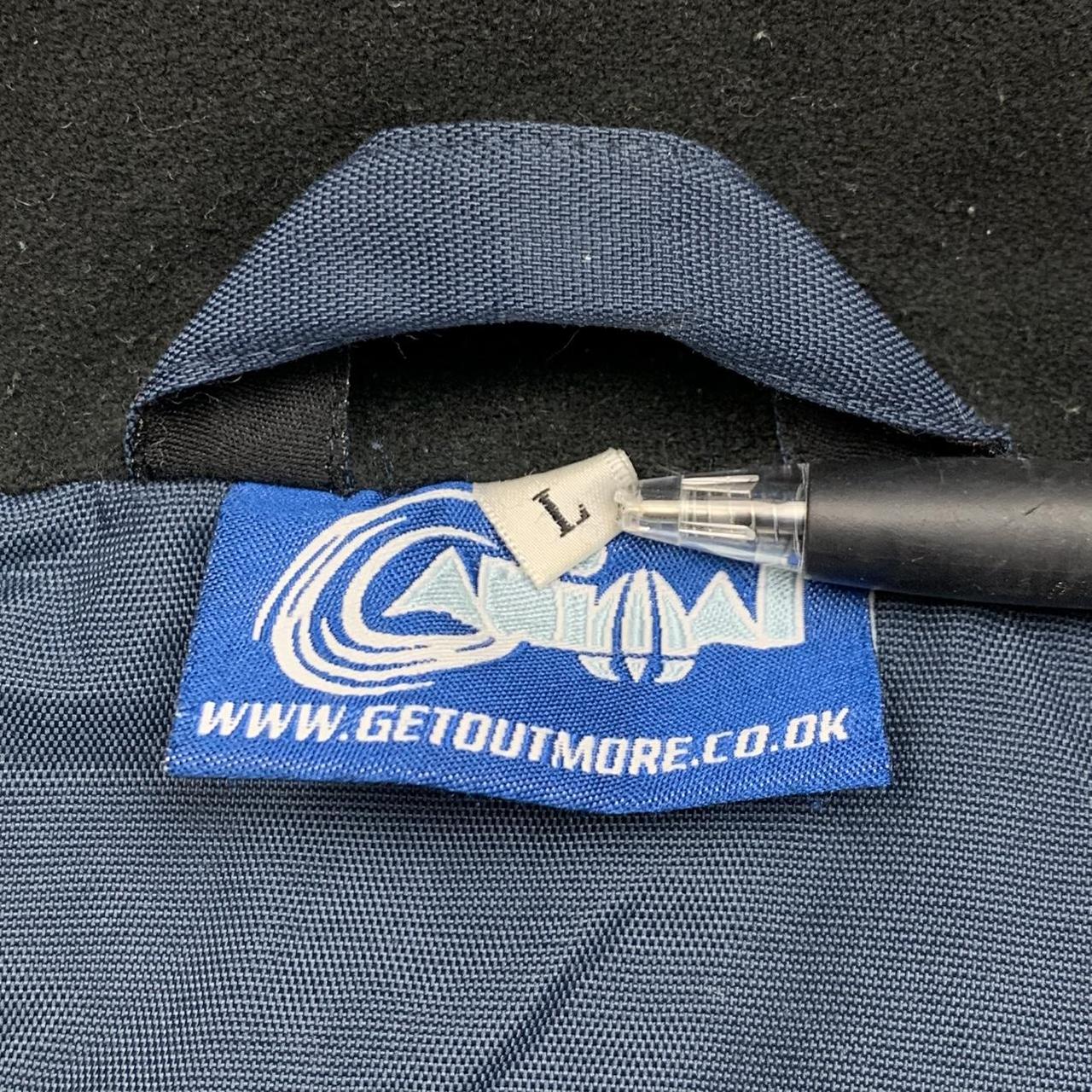 Animal 90s navy graphic utilised jacket