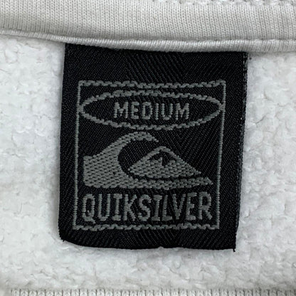 Quiksilver 90s white black graphic sweater