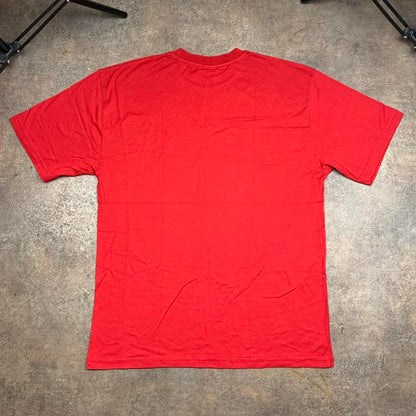 Oakley 00s red graphic boxy tee
