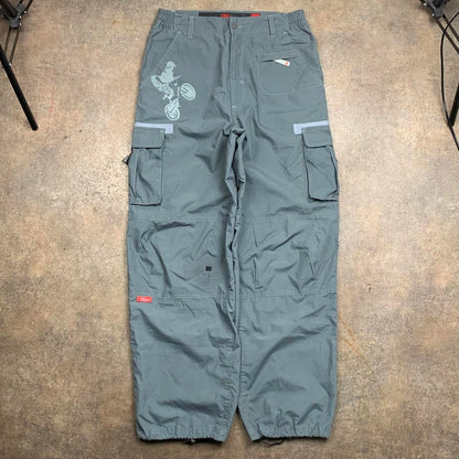 Ecko Function 00s rare graphic grey baggy joggers