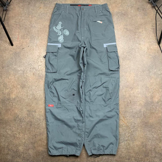 Ecko Function 00s rare graphic grey baggy joggers