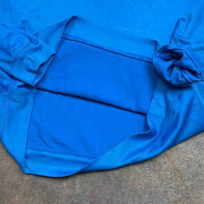 Nike 00s athletic blue graphic boxy hoodie