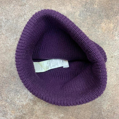 Volcom purple logo beanie
