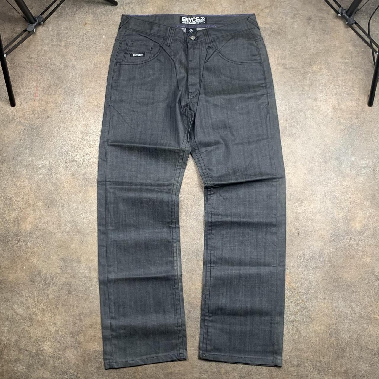 Enyce 00s graphic grey baggy denim jeans