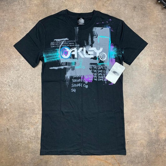 Oakley 00s black graphic slim fit tee