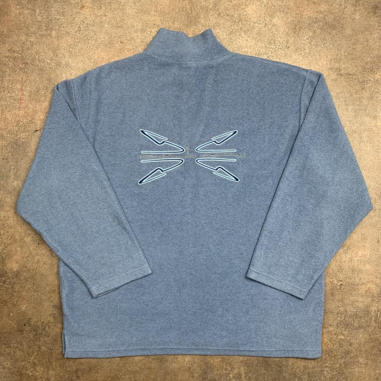 Oxbow 00s graphic blue knit sweater