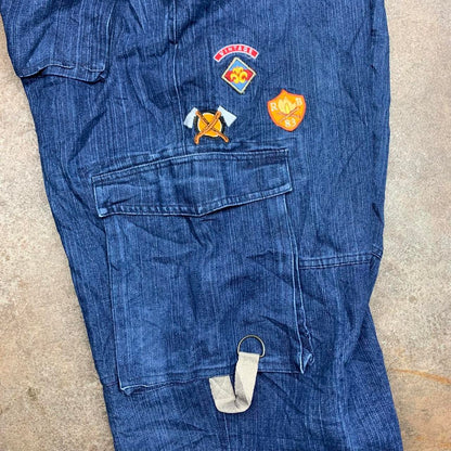 Raw Blue 00s baggy navy denim jorts