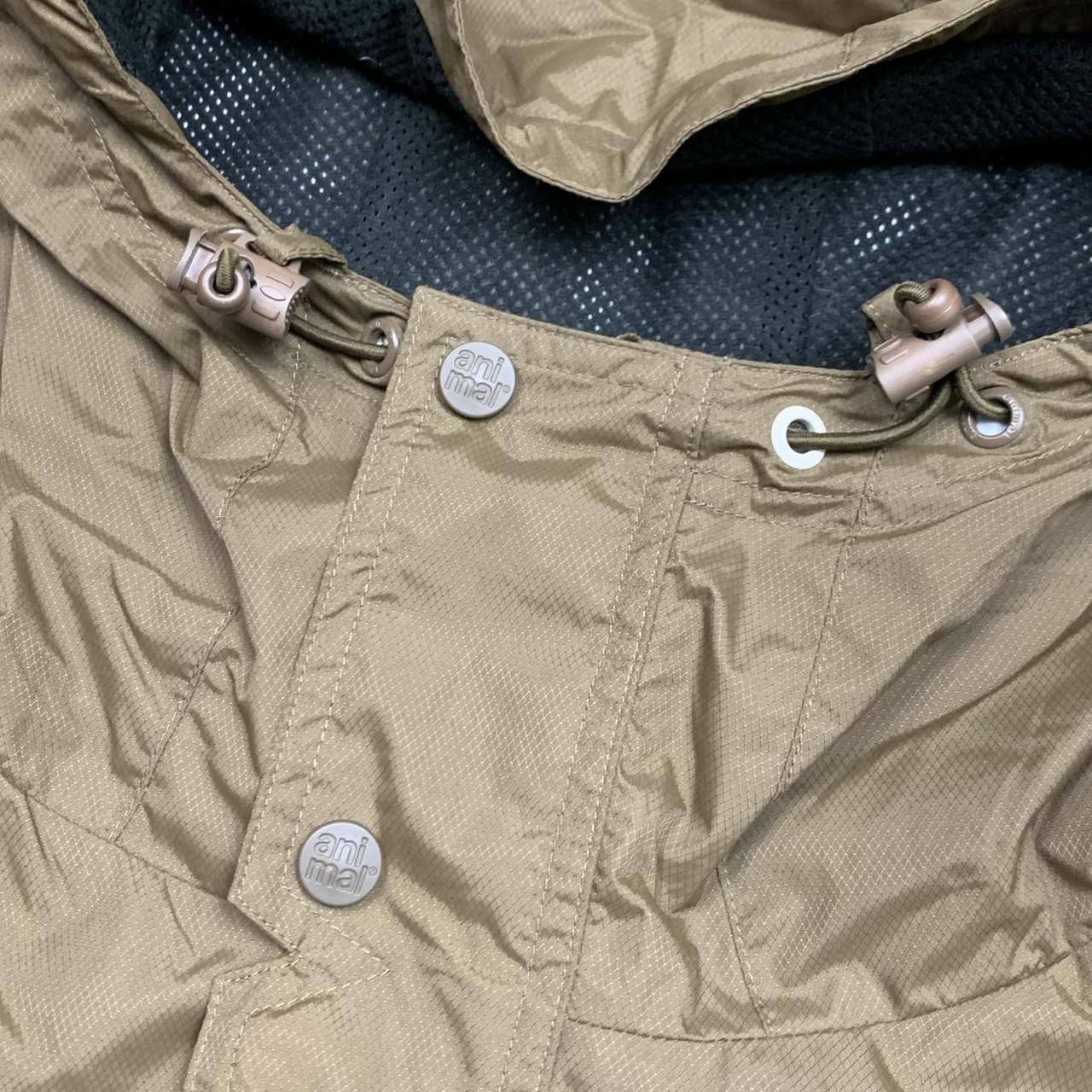 Animal 00s brown utilised zip jacket
