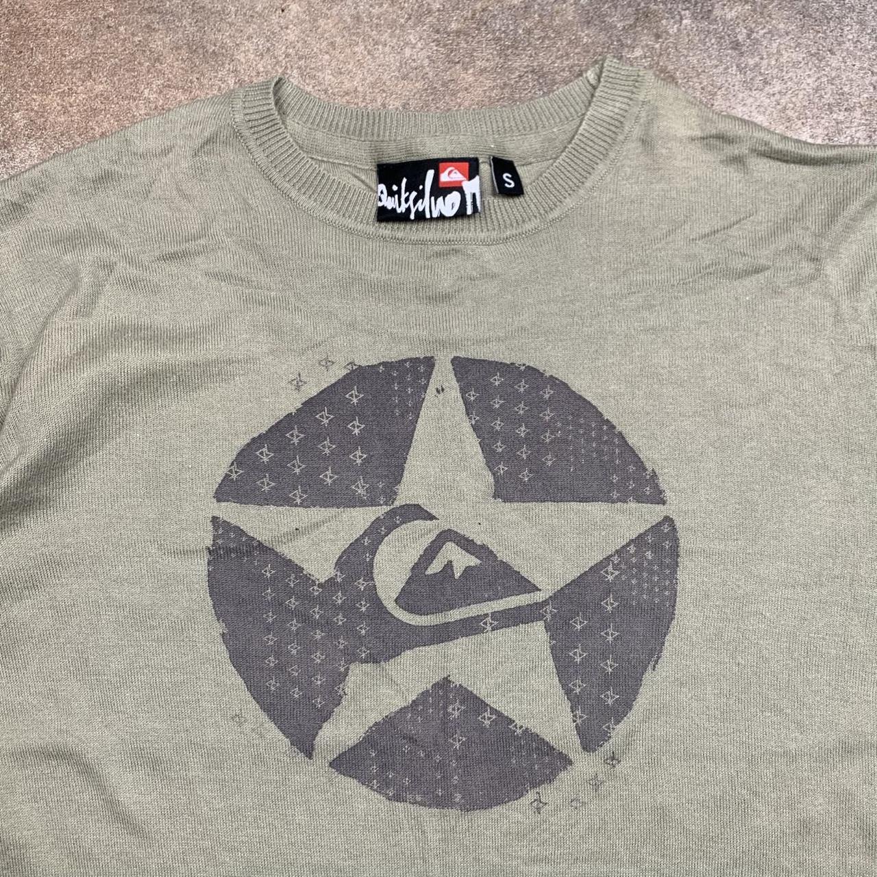 Quiksilver 00s graphic sweater (S)