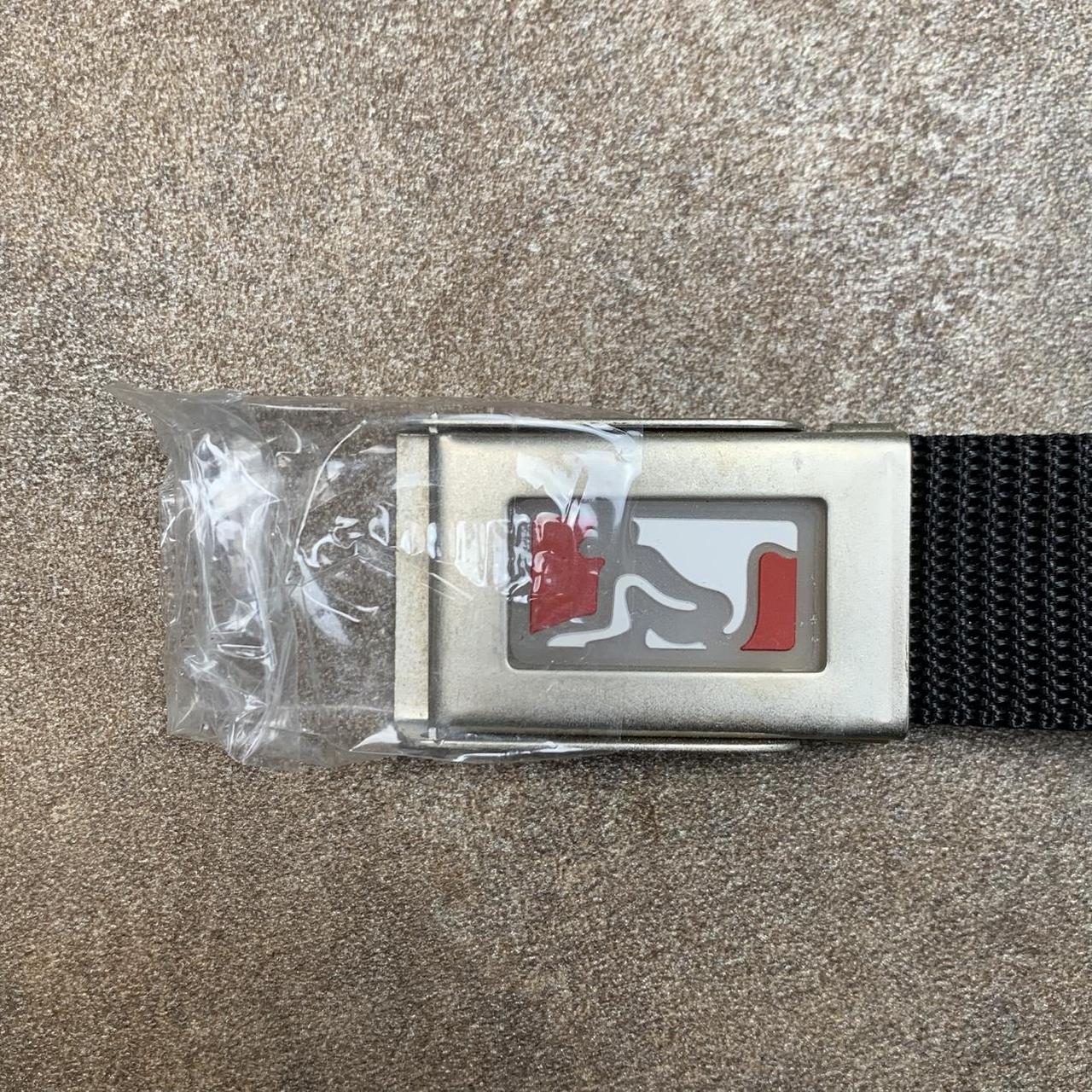 Drunknmunky 00s black webbed buckle belt