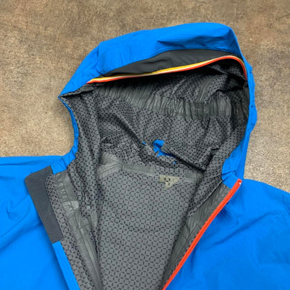 Haglöfs blue utilised lined jacket