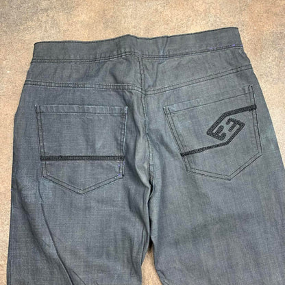 Enyce 00s graphic grey black baggy jeans