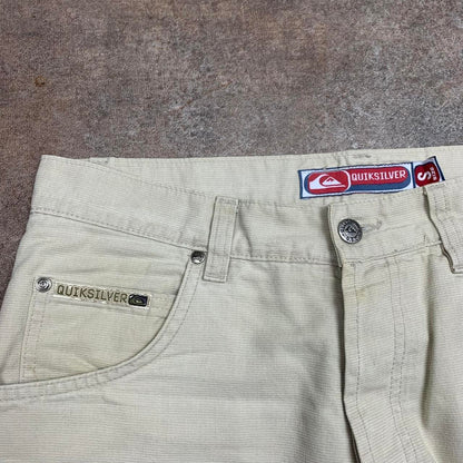 Quiksilver 90s baggy cream beige jeans