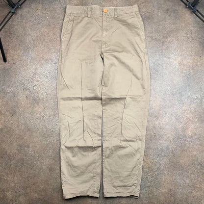 Avirex 00s beige baggy chino trousers