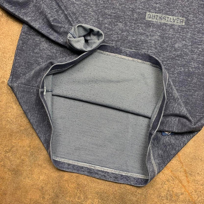 Quiksilver 90s navy blue graphic long sleeve tee