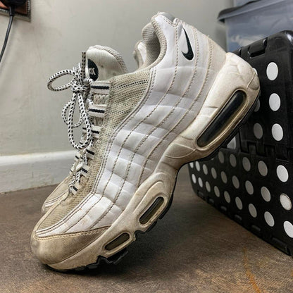Nike Air Max 95 white black trainers