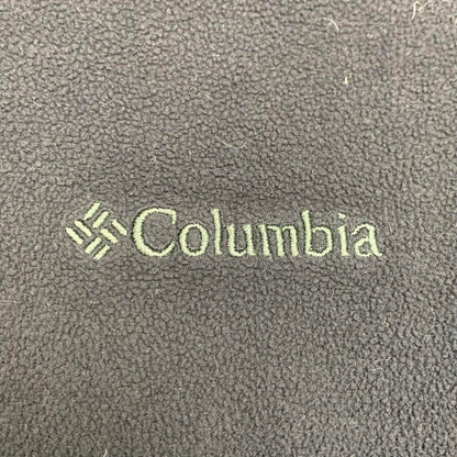 Columbia black grey quarter zip fleece