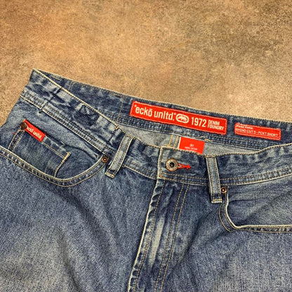 Ecko Unltd. 00s baggy blue denim jorts
