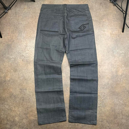 Enyce 00s graphic grey baggy denim jeans