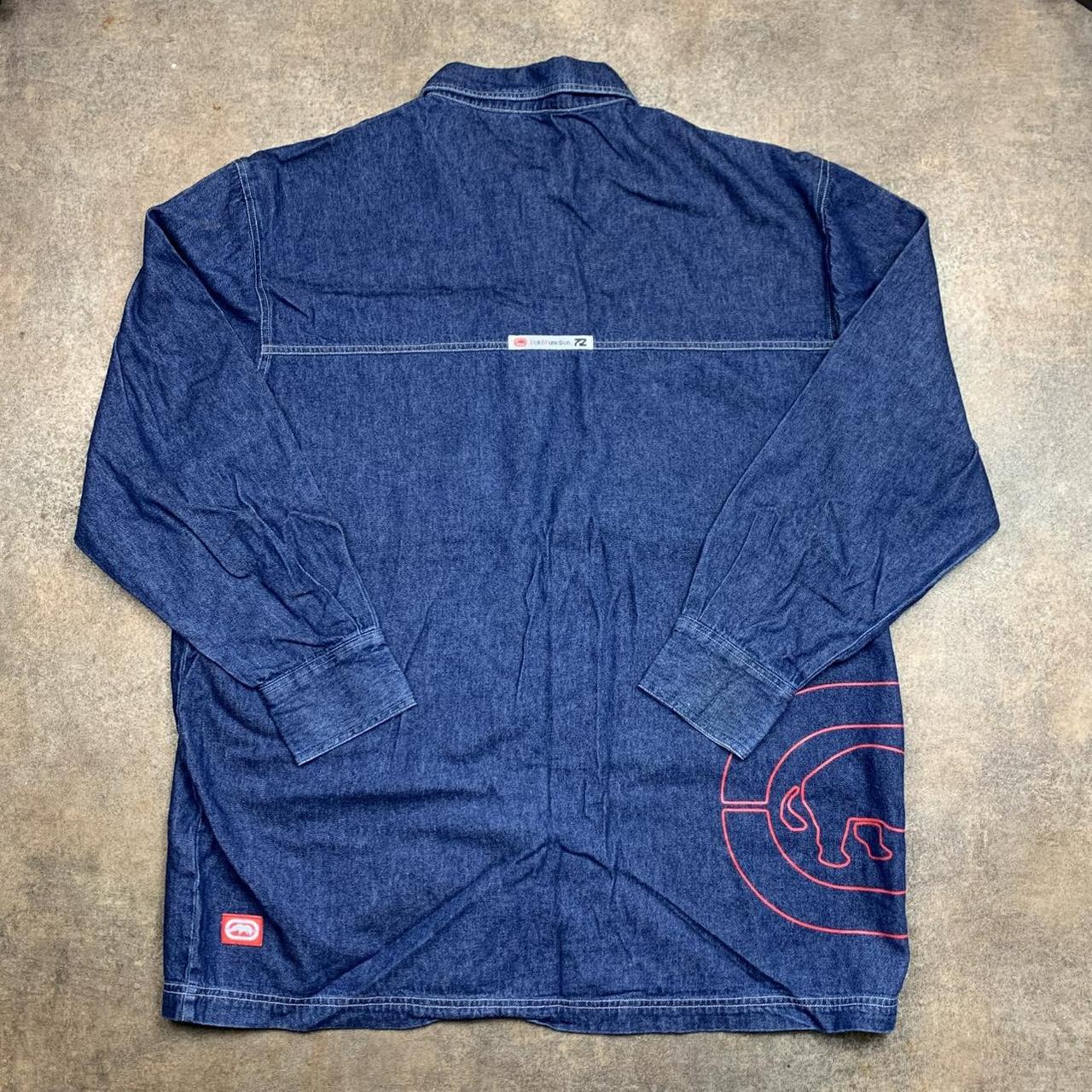 Ecko Function 00s navy graphic denim jacket