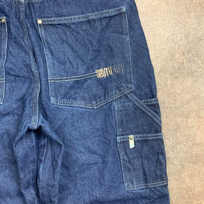 Southpole 00s baggy navy carpenter denim jeans