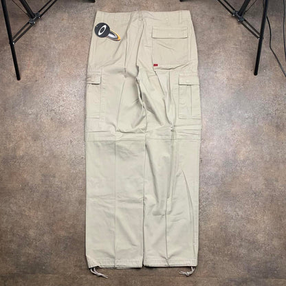 Oakley Software 00s cream graphic cargo trousers