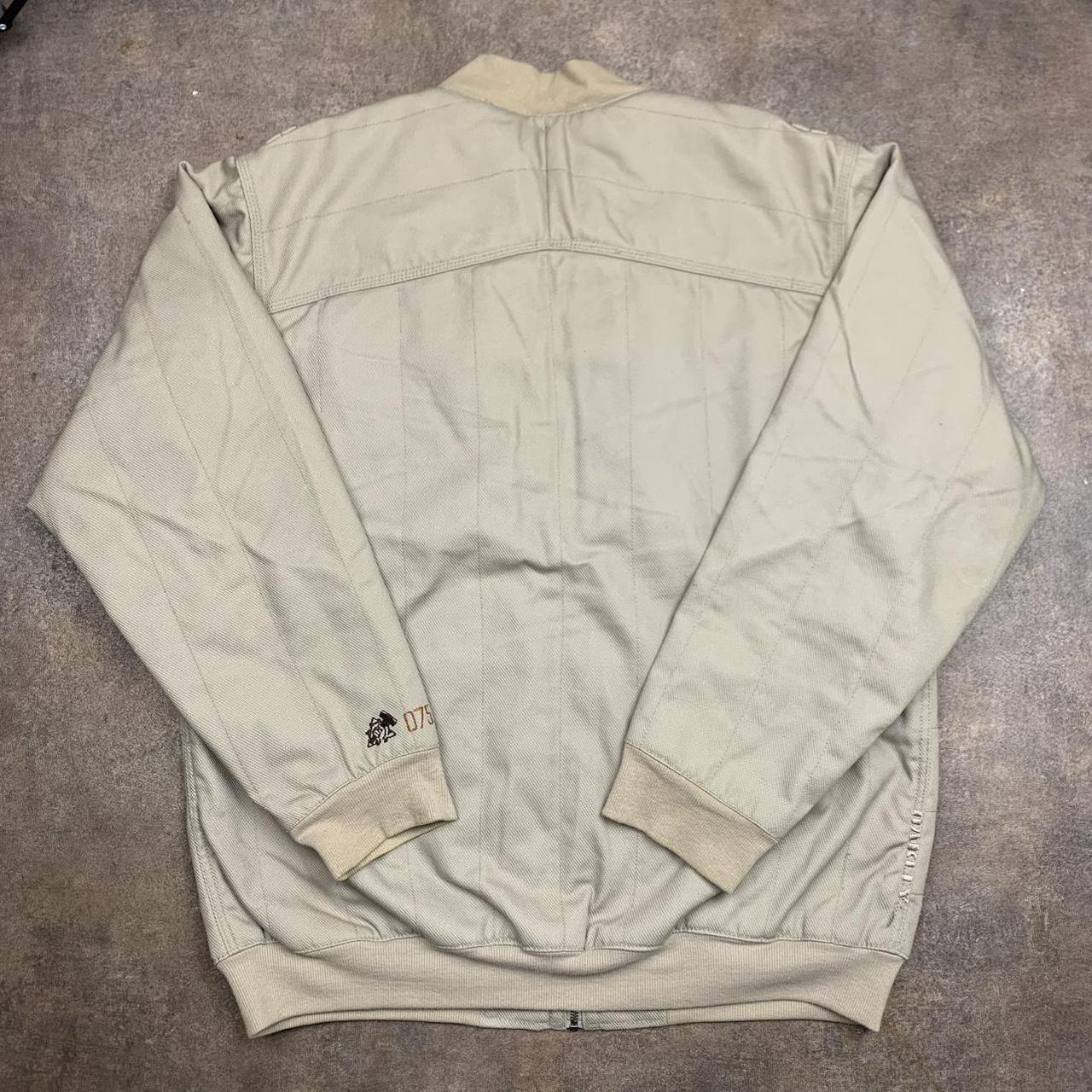 Oakley 00s zip beige cream workwear jacket