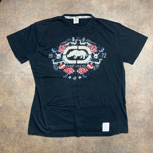 Ecko Unltd. 00s graphic black tee