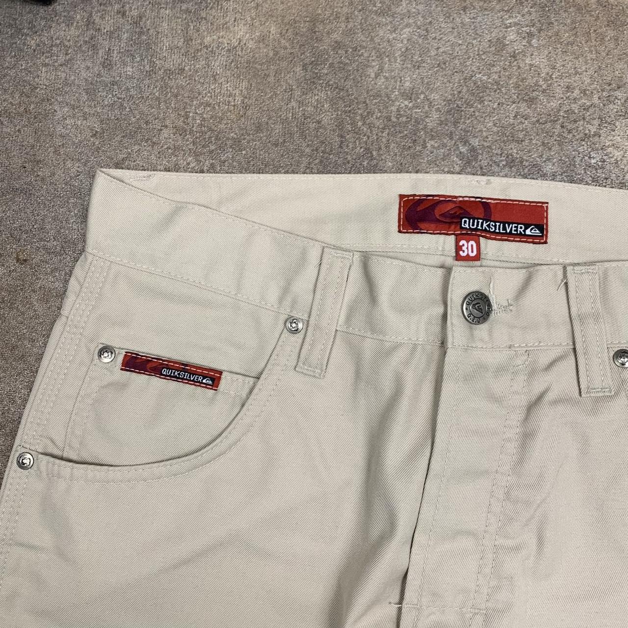 Quiksilver 90s cream baggy denim jeans