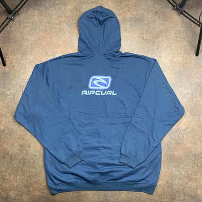 Rip Curl 00s blue baggy graphic hoodie