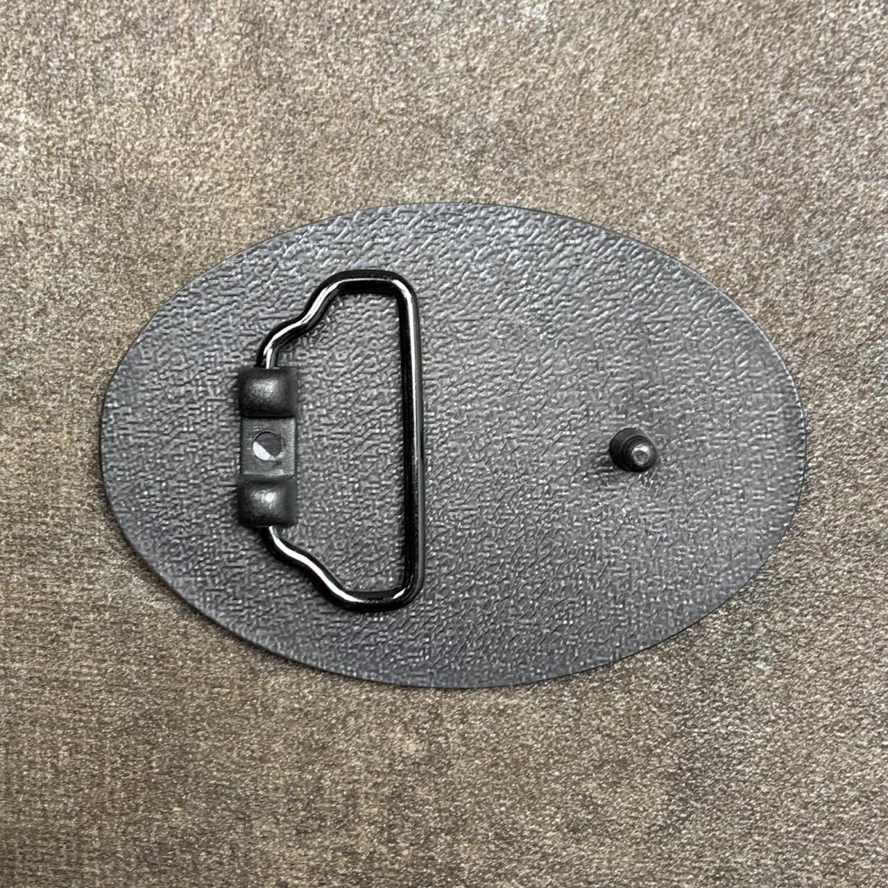 Monster Energy black green silver belt buckle