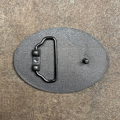Monster Energy black green silver belt buckle