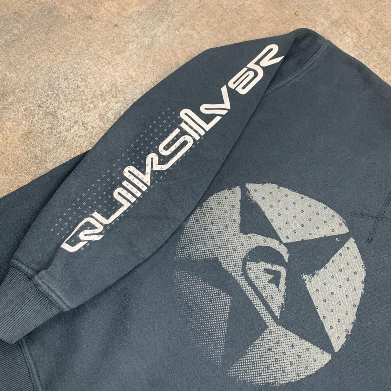 Quiksilver 00s boxy graphic sweater (M)