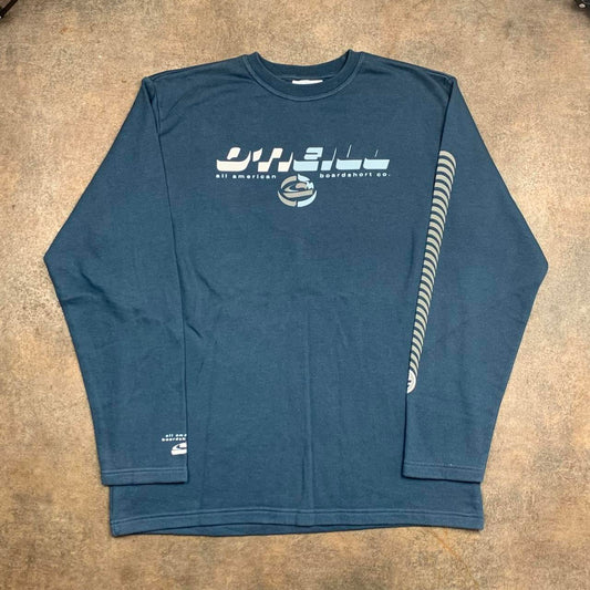 O'Neill 00s navy blue graphic sweatshirt