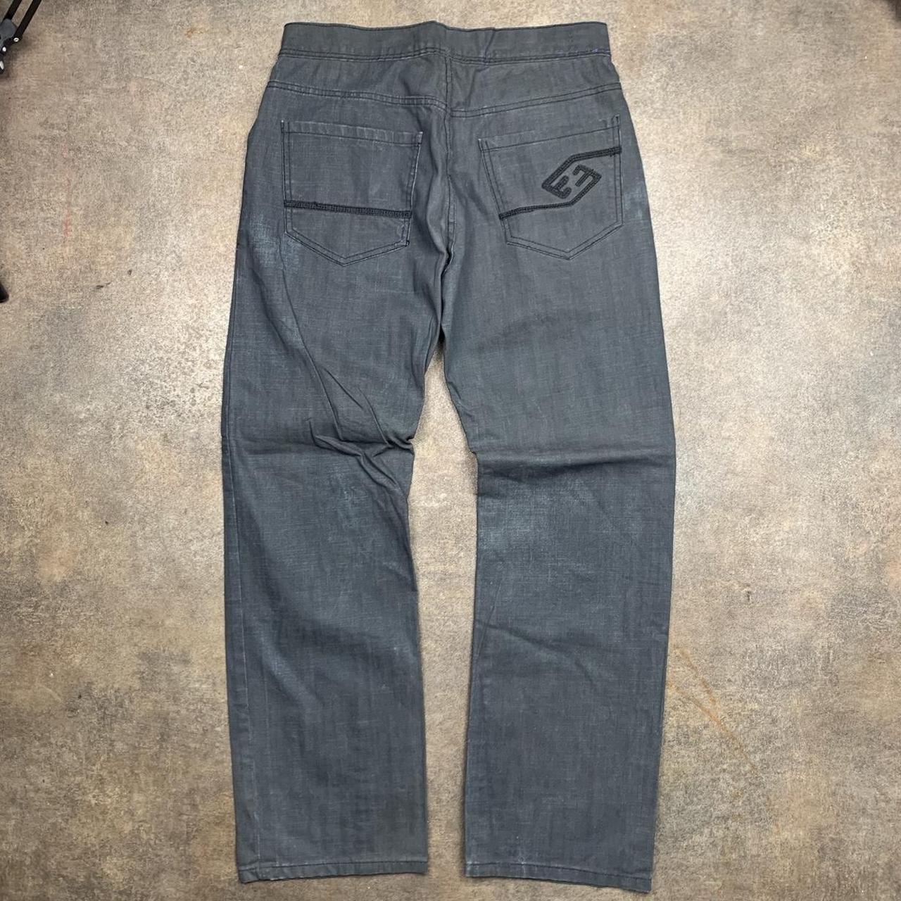 Enyce 00s graphic grey black baggy jeans