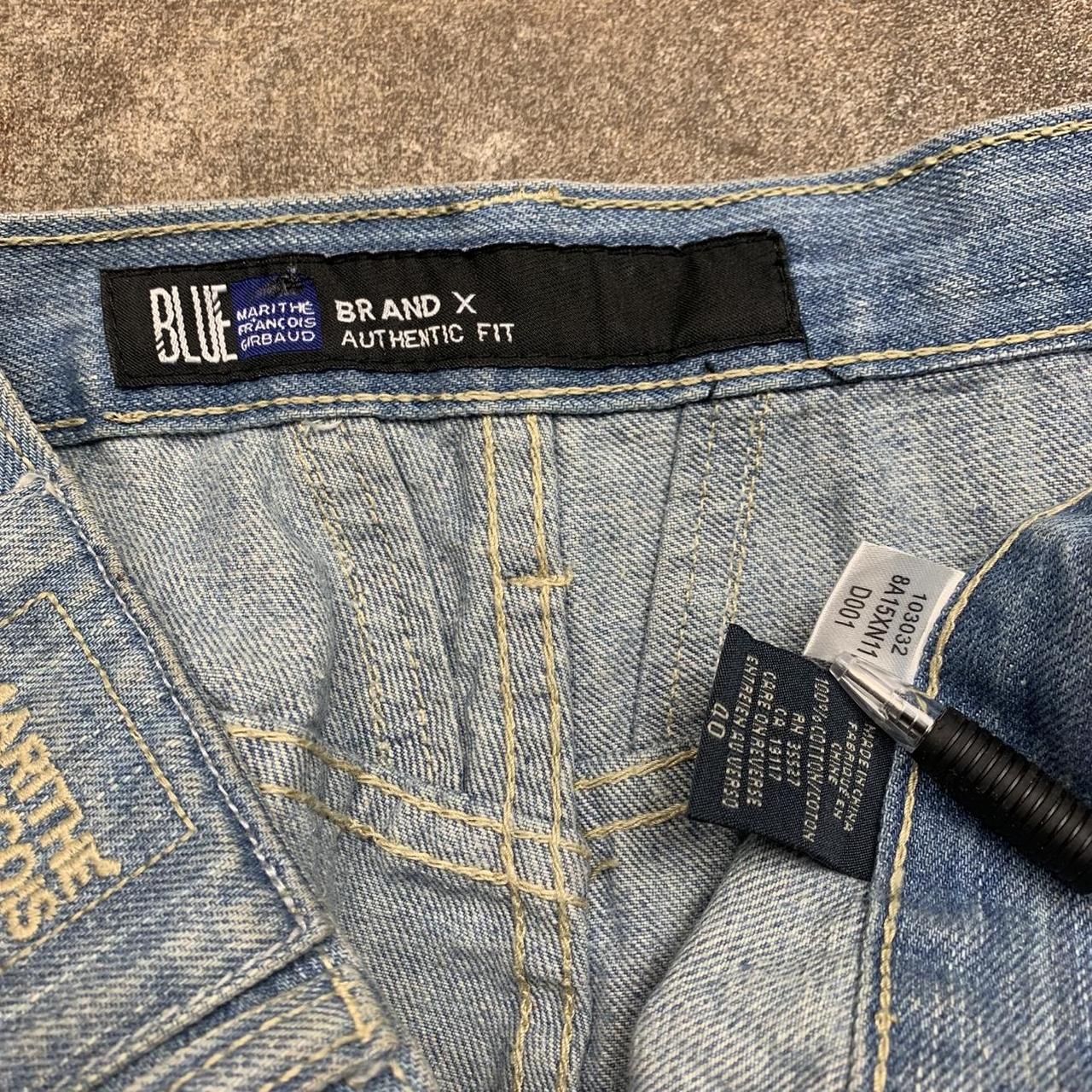 Marithé + François Girbaud 00s baggy pale blue jorts