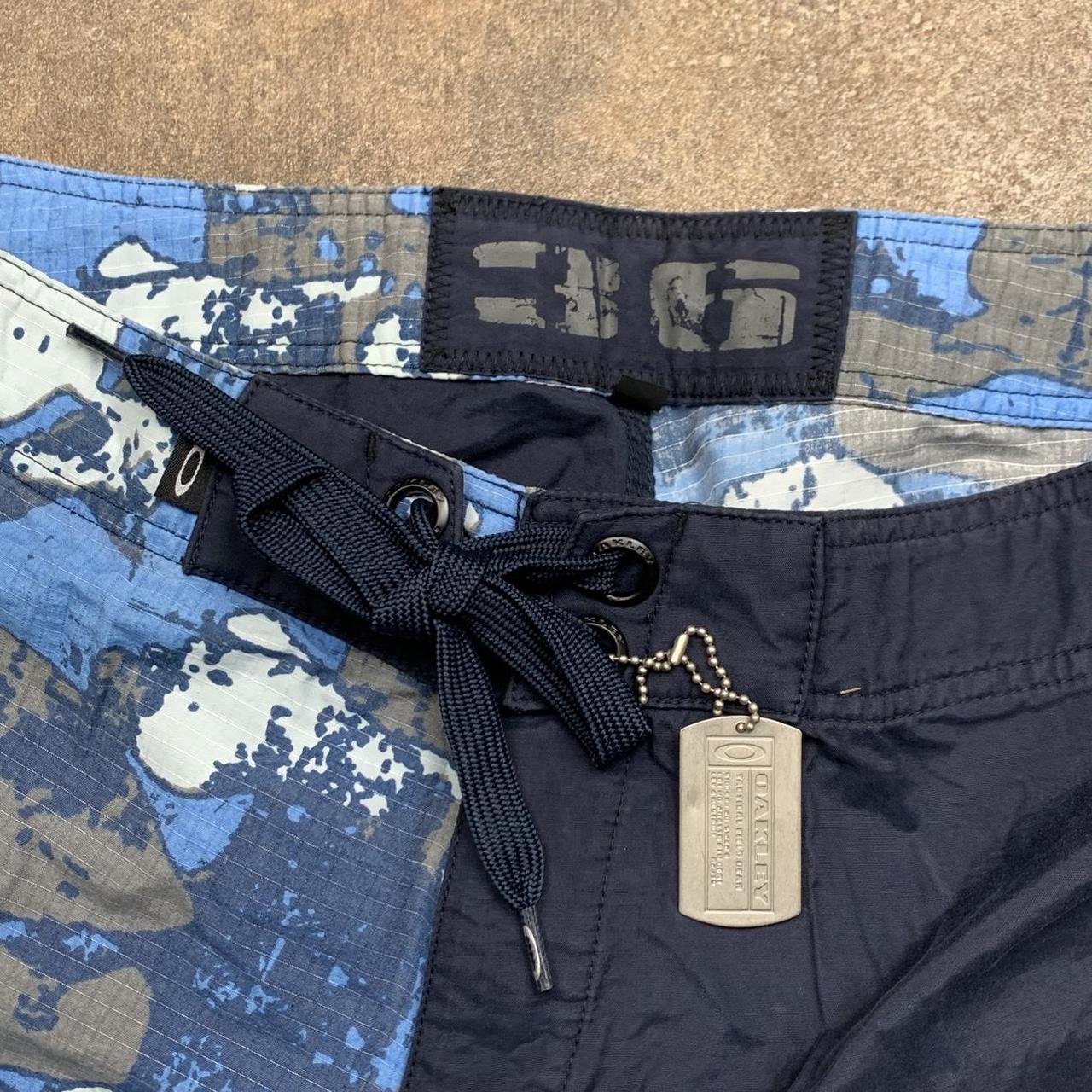 Oakley 00s navy camo graphic boardshorts
