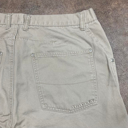 Oakley Software 00s cream beige baggy jeans
