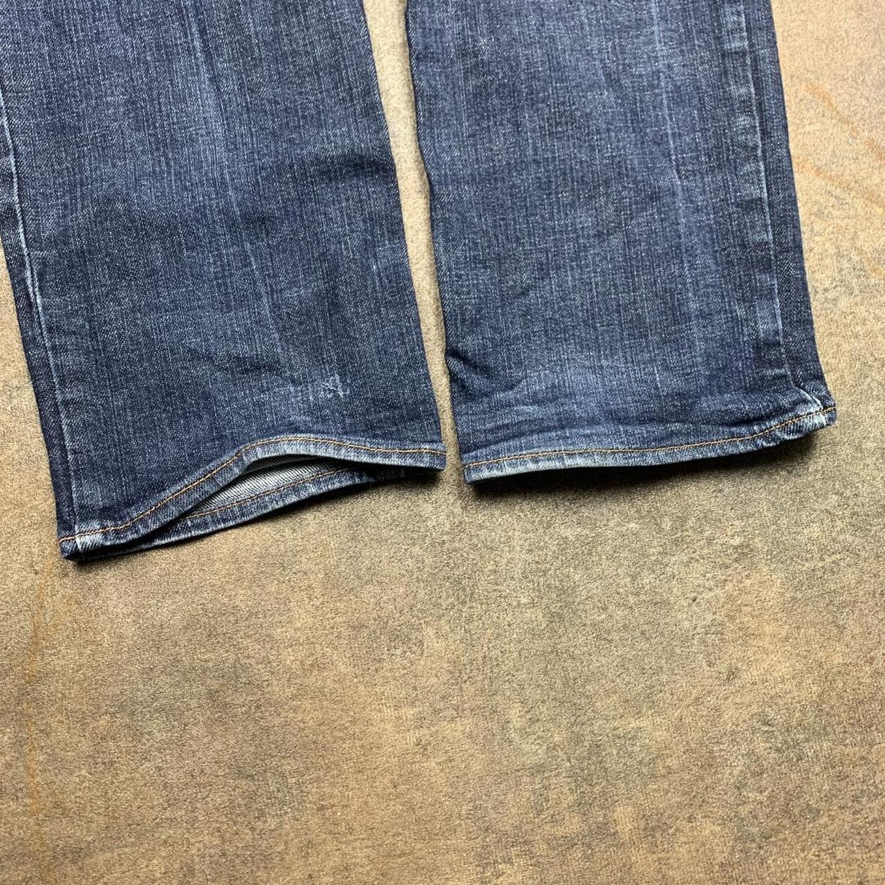 DC Shoes graphic straight leg navy denim jeans