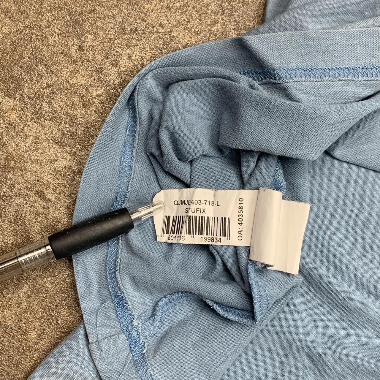 Quiksilver 90s light blue boxy graphic tee
