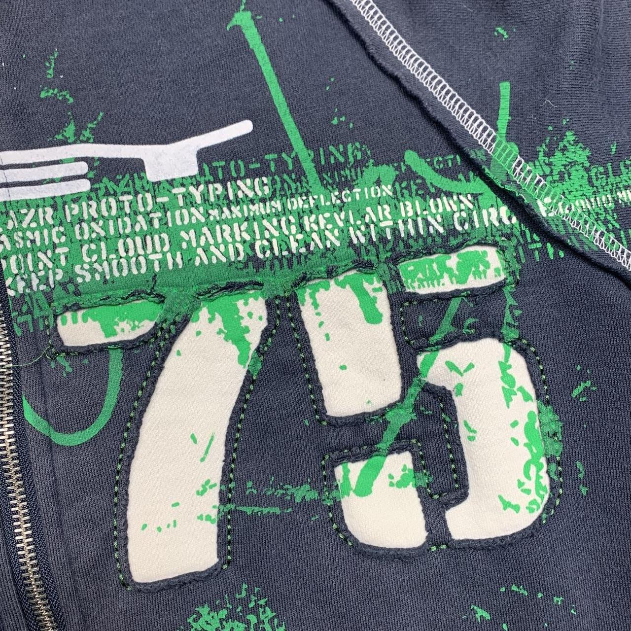 Oakley Software 00s graphic navy zip hoodie