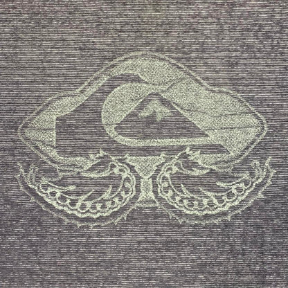 Quiksilver 90s blue graphic long sleeve tee