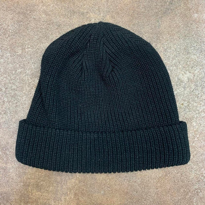 Volcom black logo beanie