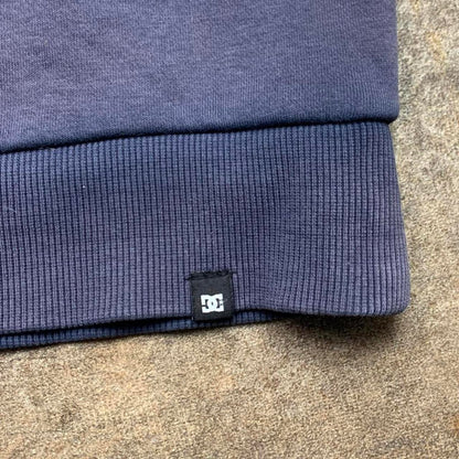 DC Shoes 00s navy faded graphic zip hoodie
