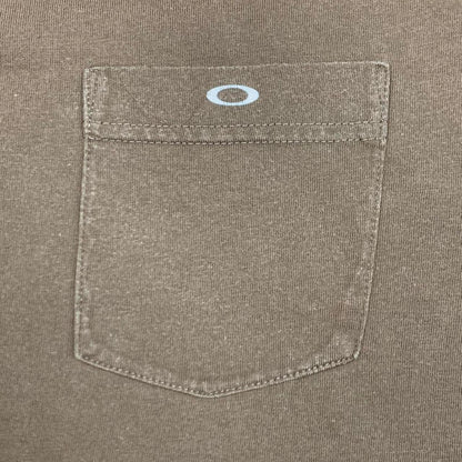 Oakley 00s brown pocket logo tee