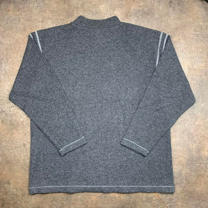 Quiksilver 90s grey boxy logo sweatshirt