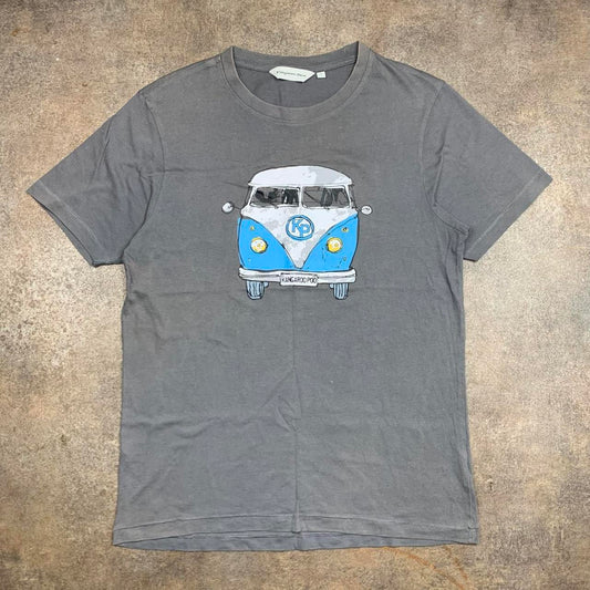 Kangaroo Poo 00s grey graphic tee